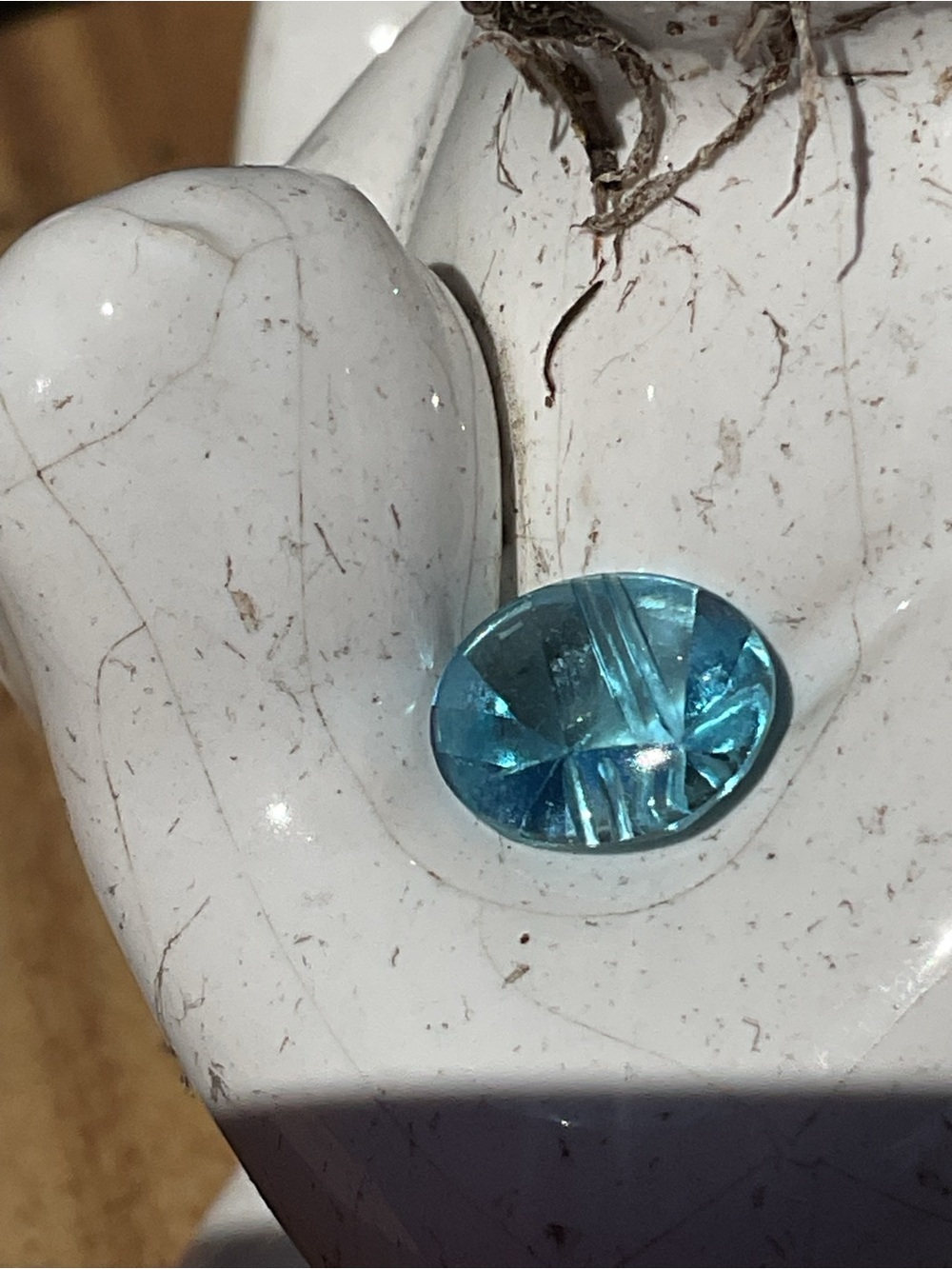 Pale Blue Oval Topaz Loose Gem